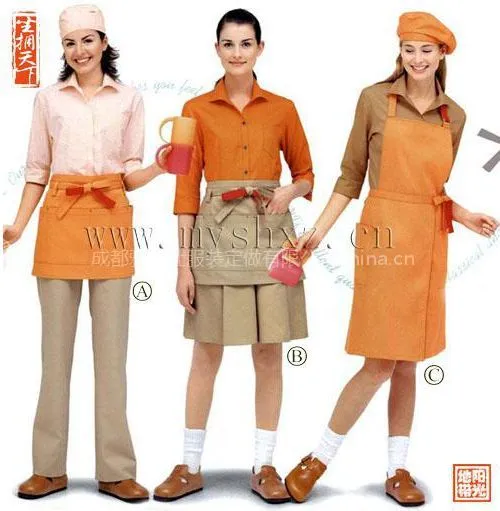 供应成都餐厅工作服定做，成都餐厅制服定制