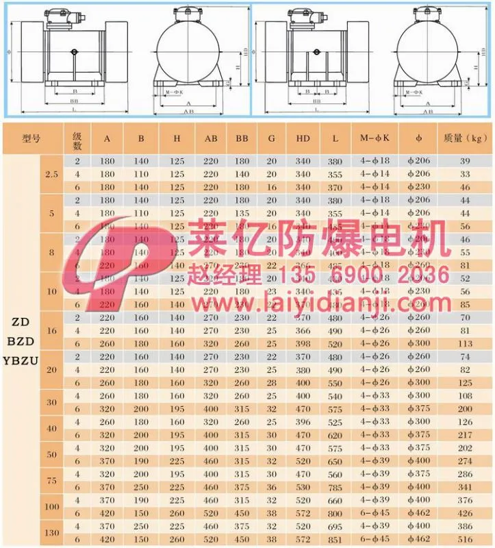 安阳莱亿专注防爆振动电机30年,专业生产YBZU煤矿用防爆振动电机,BZD粉尘防爆电机,BZD氢气乙炔用防爆电机,YBS输送机用防爆电机,相关资质齐全。电话:13569002036