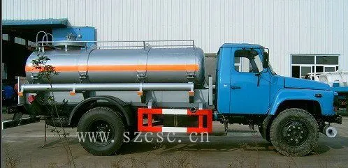 东风尖头化工液体运输车 东风化工车