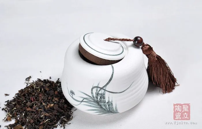 玉雪玲珑 手绘 兰花系列之秋收冬藏 中号 *** 礼品陶瓷 圣立陶瓷