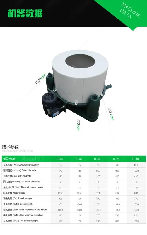 35kg工业脱水机