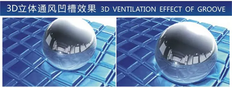 3D立体通风凹槽效果