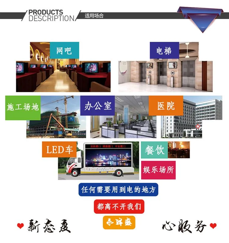 发电机适用场合
