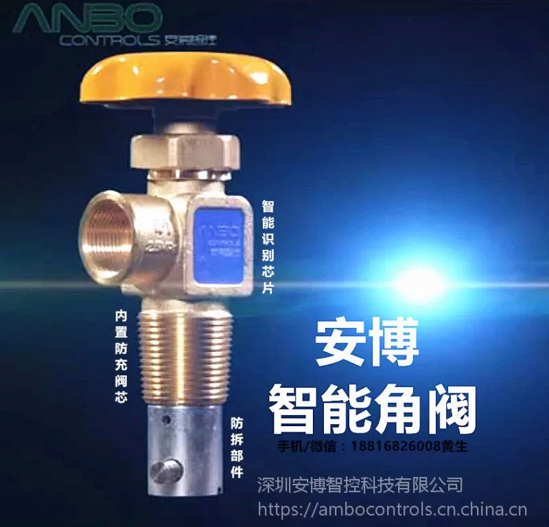 液化石油气钢瓶智能自闭角阀