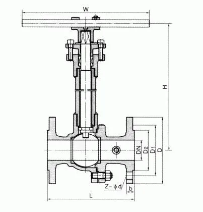 低温球阀结构图