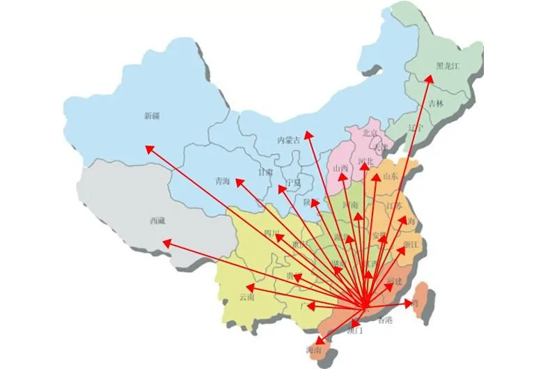广州奥凌数控 销售网络图