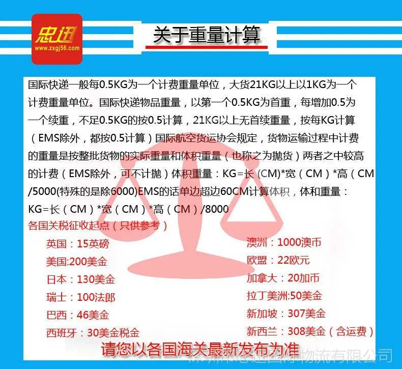 重量计算