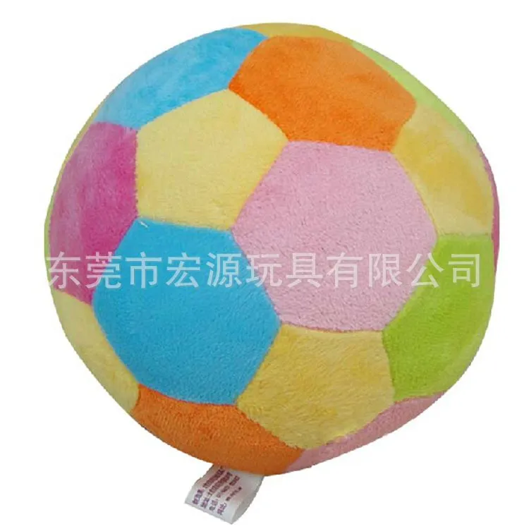 毛绒足球玩具