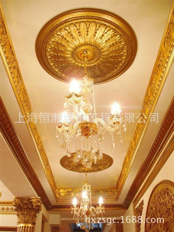 石膏线描金效果图