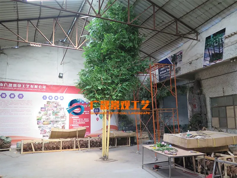 广晟景观仿真榕树假黄杨木榕树 商场 餐馆工程园艺酒吧场景布置装饰树 植物 纯手工定制仿真假树