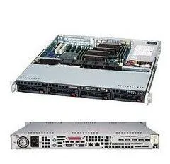 超微 CSE-813MFTQ-520CB 1U四硬盘位热插拨520W电源 服务器机箱