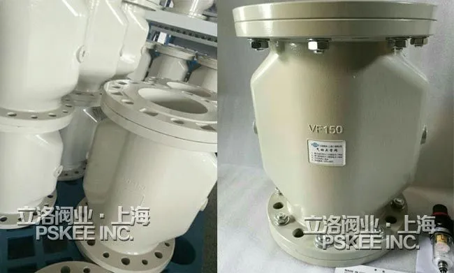 VF气动夹管阀实物图 VF气动夹管阀实物图