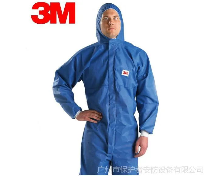 3M 4532+带帽连体防护服 CE认证防液体喷溅防护服 广州供应