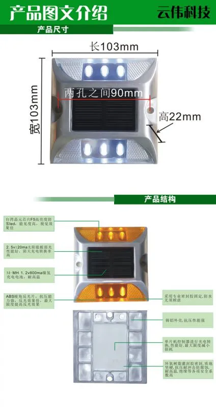 四方道钉材料说明1
