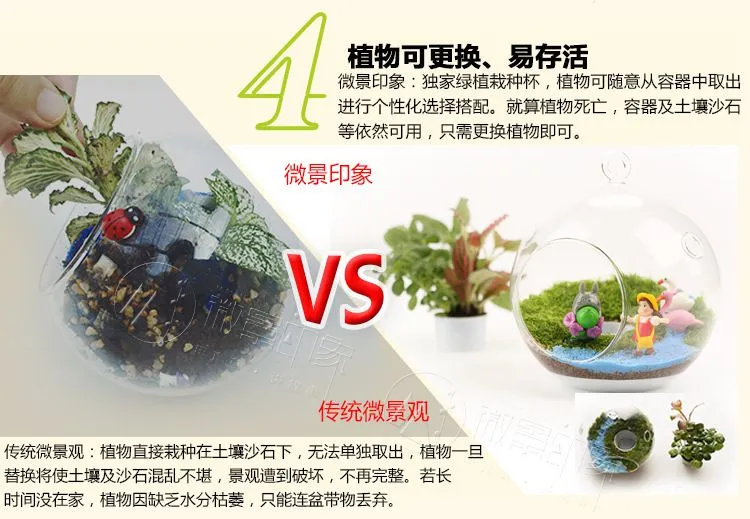 植物可更换