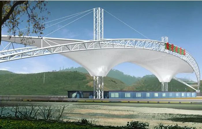 景观公园膜结构—深圳市烨兴膜结构工程有限公司 景观公园膜结构