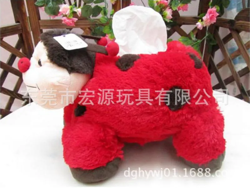毛绒纸巾盒、纸巾抽