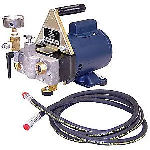 Hydrostatic Test Pump, Electric, 1/2 HP Hydrostatic Test Pump, Electric, 1/2 HP