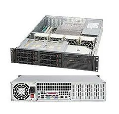 超微 CSE-823TQ-650LPB 2U服务器机箱 650W电源 6热插拔硬盘位