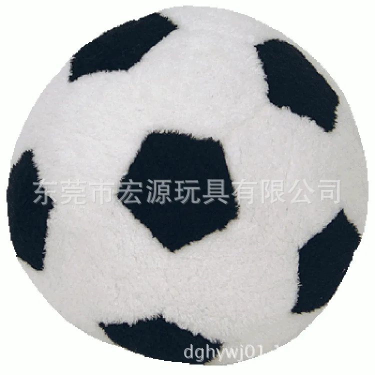 毛绒足球玩具
