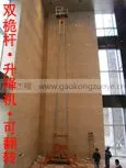 16米双桅杆可翻转升降机