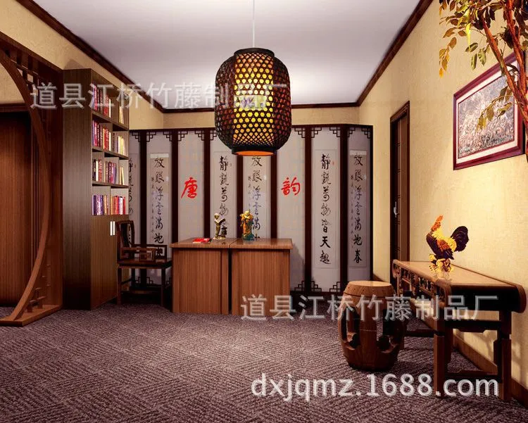 吊挂灯笼效果图4-6