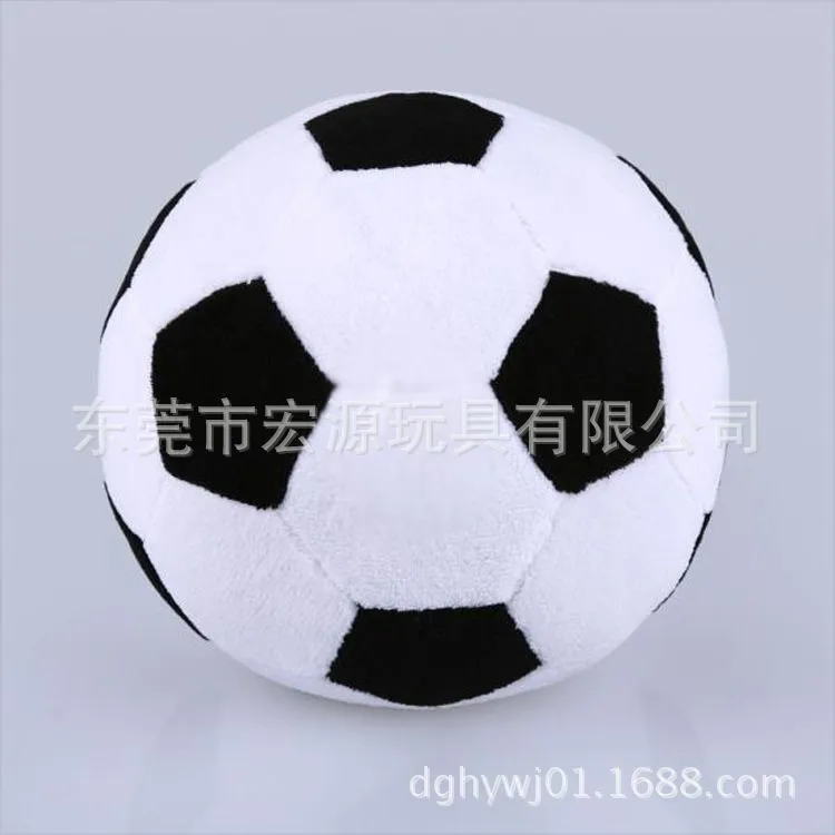 毛绒足球玩具