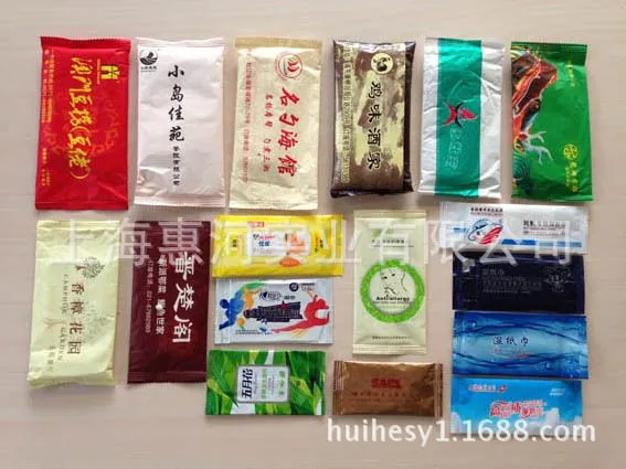 上海惠河湿巾包装机的湿巾样品