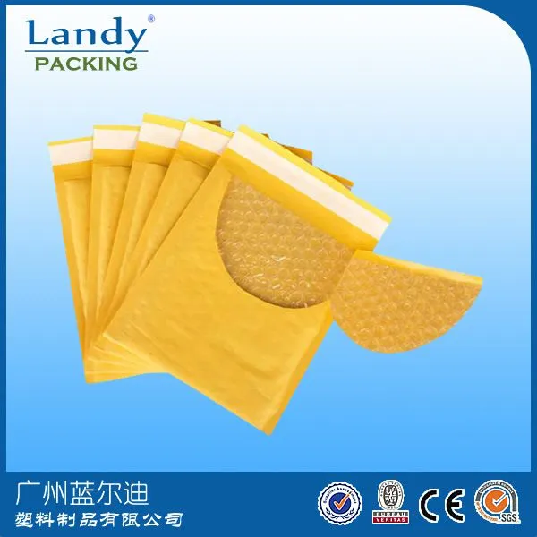 牛皮纸气泡信封袋开口