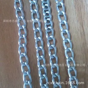 厂家大量供应2.0MM镀锌焊口铁扭链 深圳志成协力