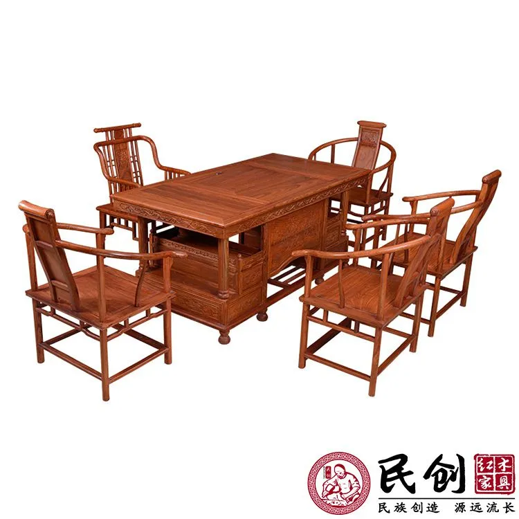 C0004非花牡丹茶台六件套+茶炉01