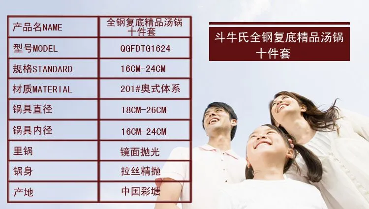 不锈钢锅套装 图片6
