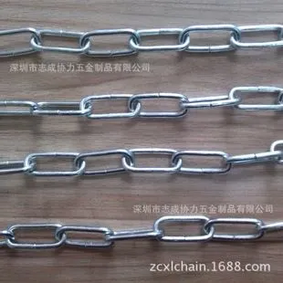 厂家供应4mm铁直环链 镀锌链条 焊口链 灯饰链条 深圳志成协力