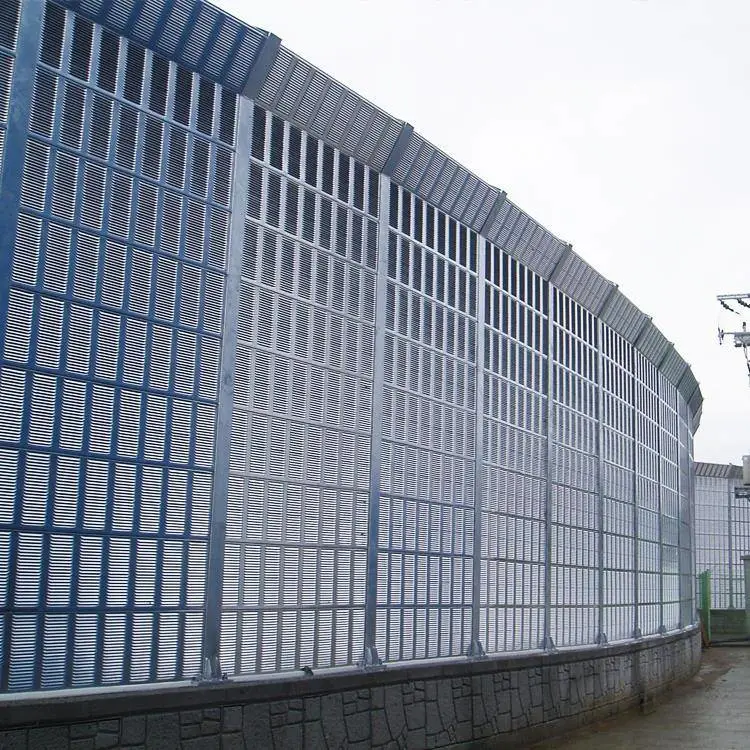 咸宁桥梁声屏障公路阻音板降低噪音庞景实业