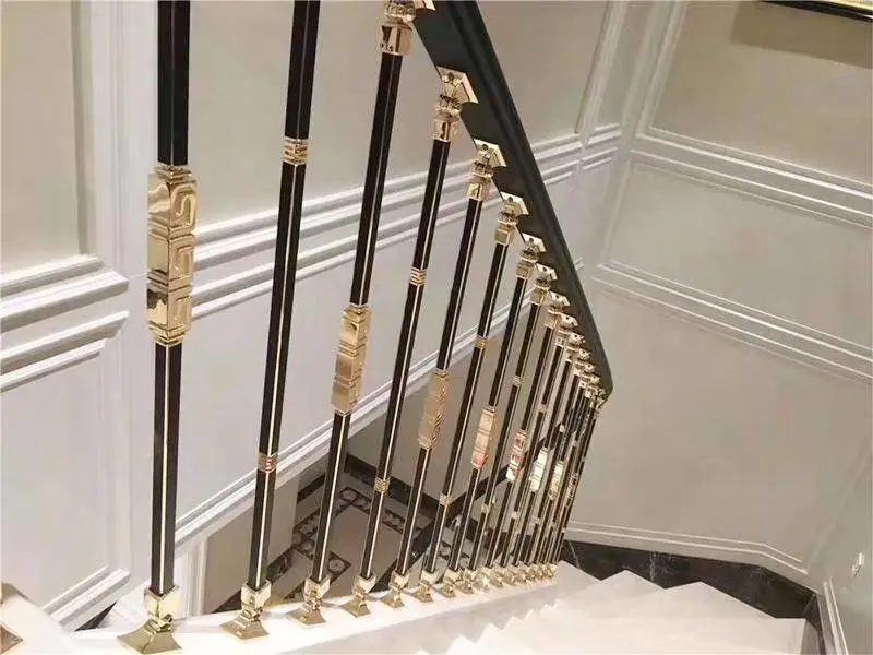 福建金属铜铝楼梯扶手生产厂家