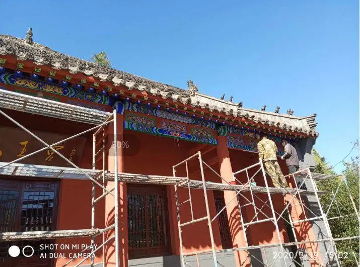 河池宜州立体浮雕壁画背景墙加工,古建彩绘水泥腻子浮雕石雕墙绘
