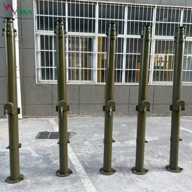 便携式升降杆避雷针的接地安装说明书 快速接地装置