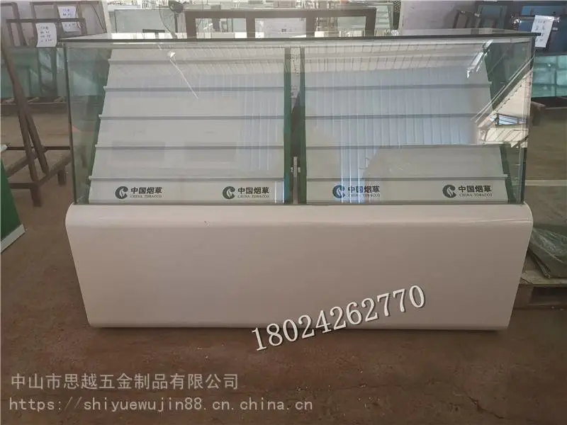 带收银台一体木质多功能组合展示架烟柜酒庄酒行酒柜