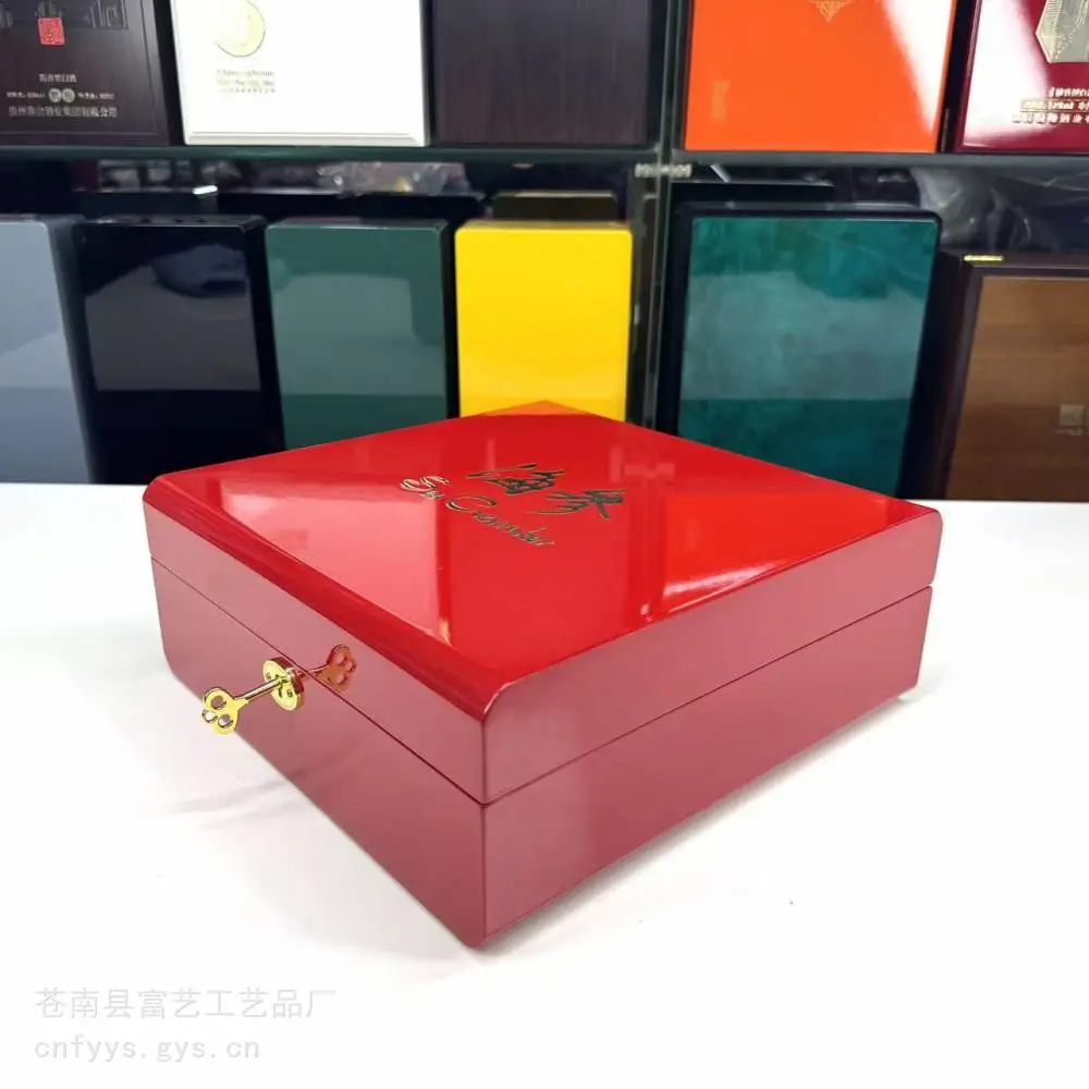 砚台木盒 礼品盒定做 钢琴漆木盒 钢琴烤漆木盒平阳木盒厂