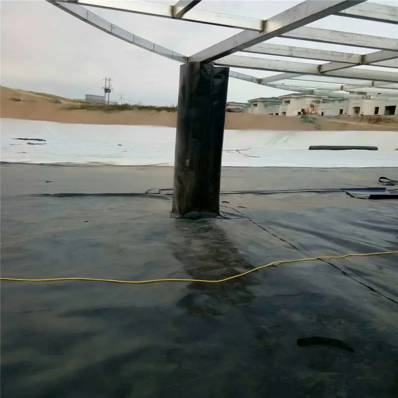 巢湖水产养殖0.3mm土工膜 RunYe/润业土工石油储油罐罐底防渗膜铺设接缝处理