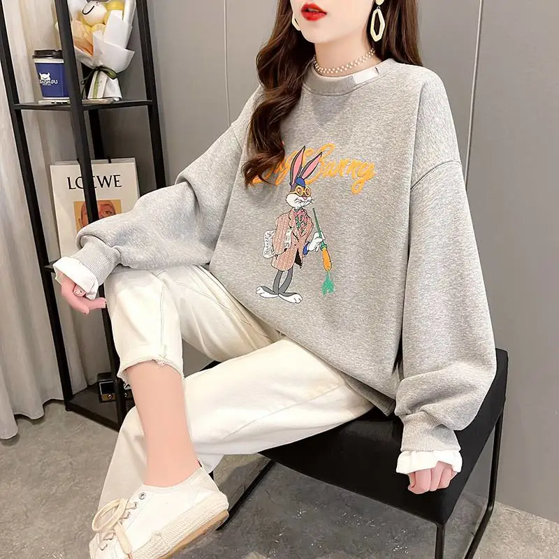 一般批发衣服去哪里拿货韩版新款印花秋冬外贸尾货卫衣批发工地衣服在哪里批发