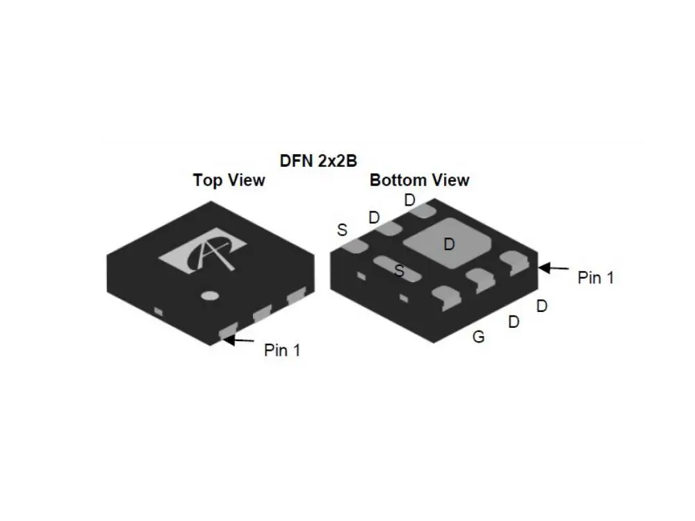 AOS万代 AON2812 双N沟道低压MOSFET 适用于负载开关