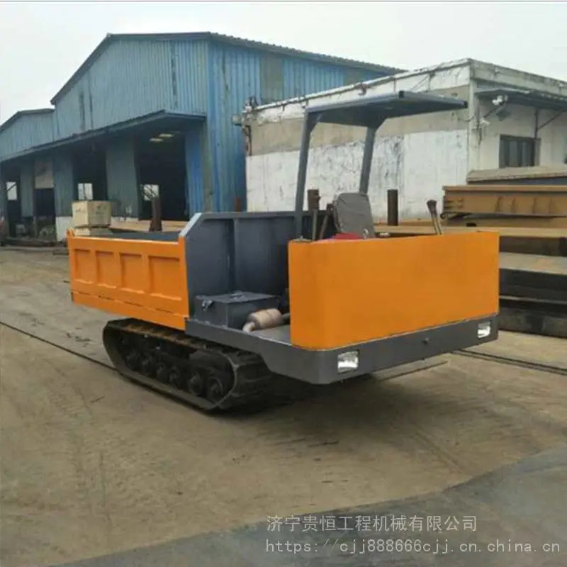 贵恒重工 山地丘陵履带运输车 6吨橡胶履带运输车 四不像履带运输车