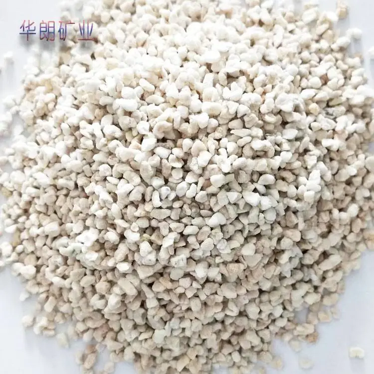 膨胀珍珠岩粉保温防火涂料助滤剂用膨胀 颗粒 华朗矿业