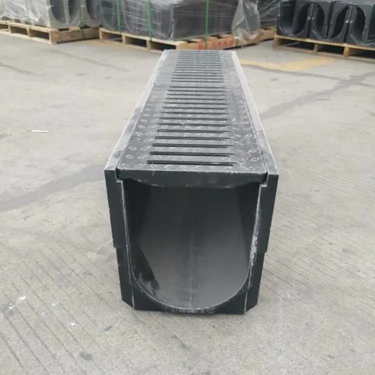复合树脂排水沟渠 树脂混凝土成品排水沟 线性排水沟u型槽 浩钰