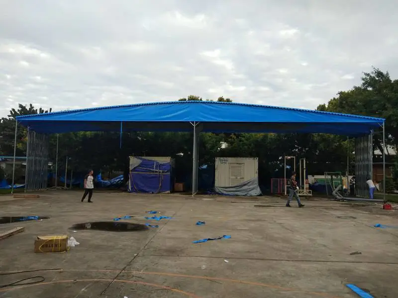 成都市伸缩遮阳篷布更换步骤 活动雨篷操作简单质量可靠