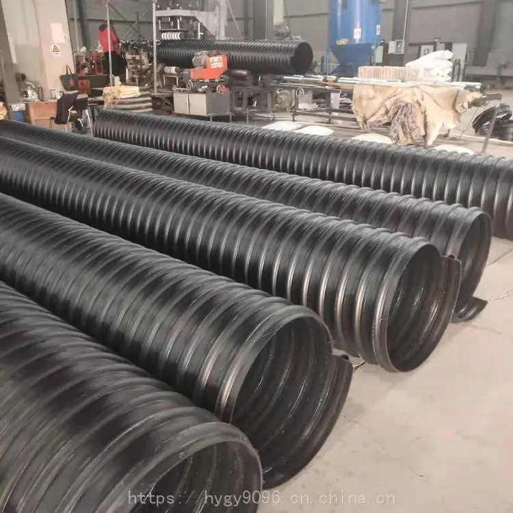 小区排水钢带增强波纹管SN8价格 沧州直销厂规格多样