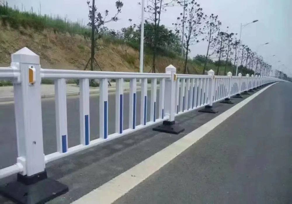 锦霄加厚款市政护栏 交通隔离防护栏公路防撞栏镀锌钢管焊接围栏