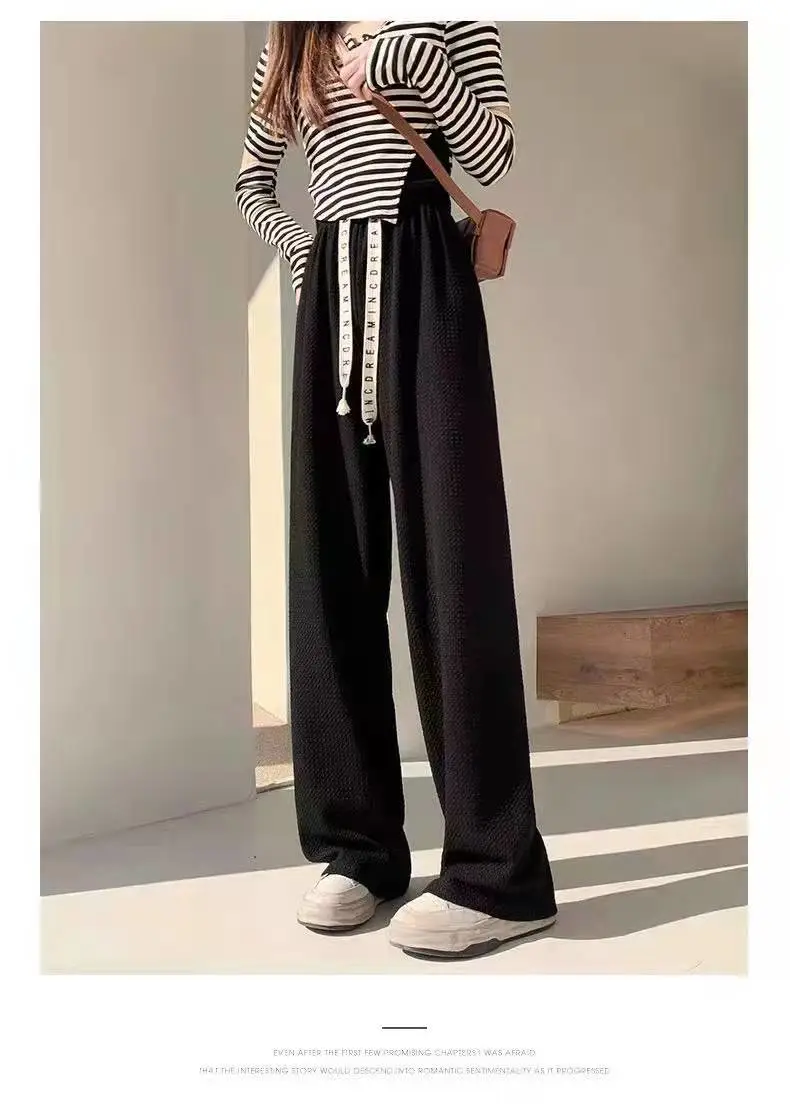 河北邢台巨鹿裤子女休闲裤显瘦夜市休闲阔腿裤休闲裤批发