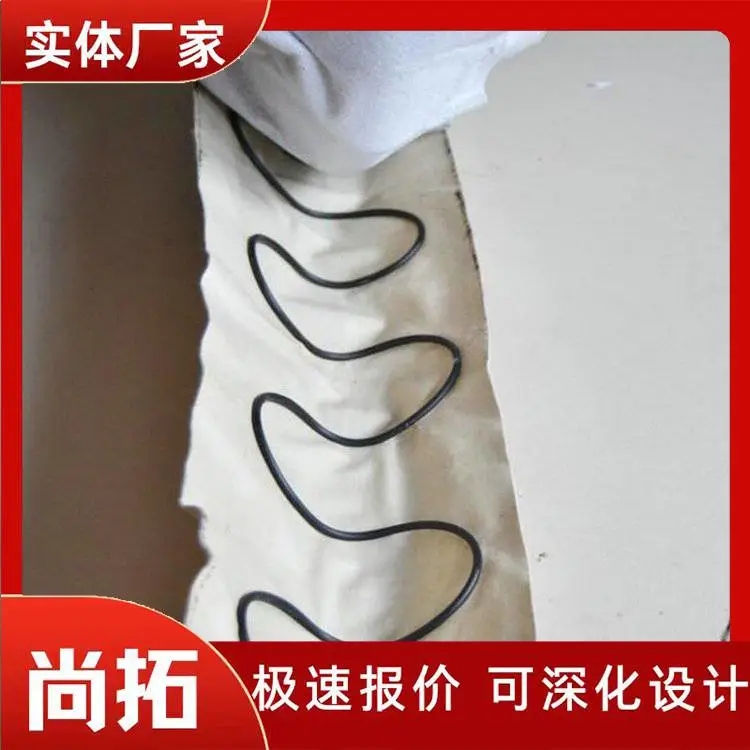 隧道弹簧加筋半圆管100mm复合排水盲管 pvc防锈弹簧半圆排水管 尚拓